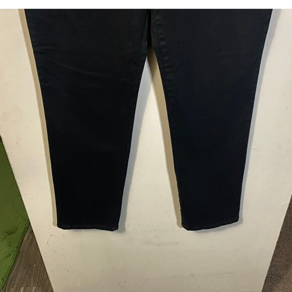 Gloria Vanderbilt Amanda Stretch High Rise Straight Leg Jeans Black Sz 14 NWOT - Picture 4 of 14